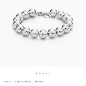 Tiffany & Co ball bracelet.